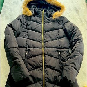 Long Winter puffer Coat! NEW! Size S